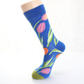 Meias de tubo artísticas unissex por atacado masculinas Happy Funky Socks